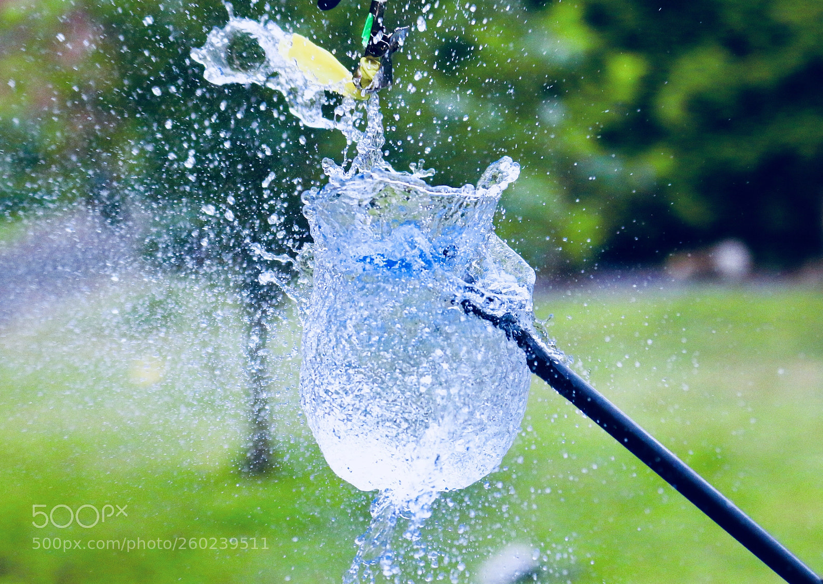 Canon EOS 70D sample photo. Water balloon burst photography