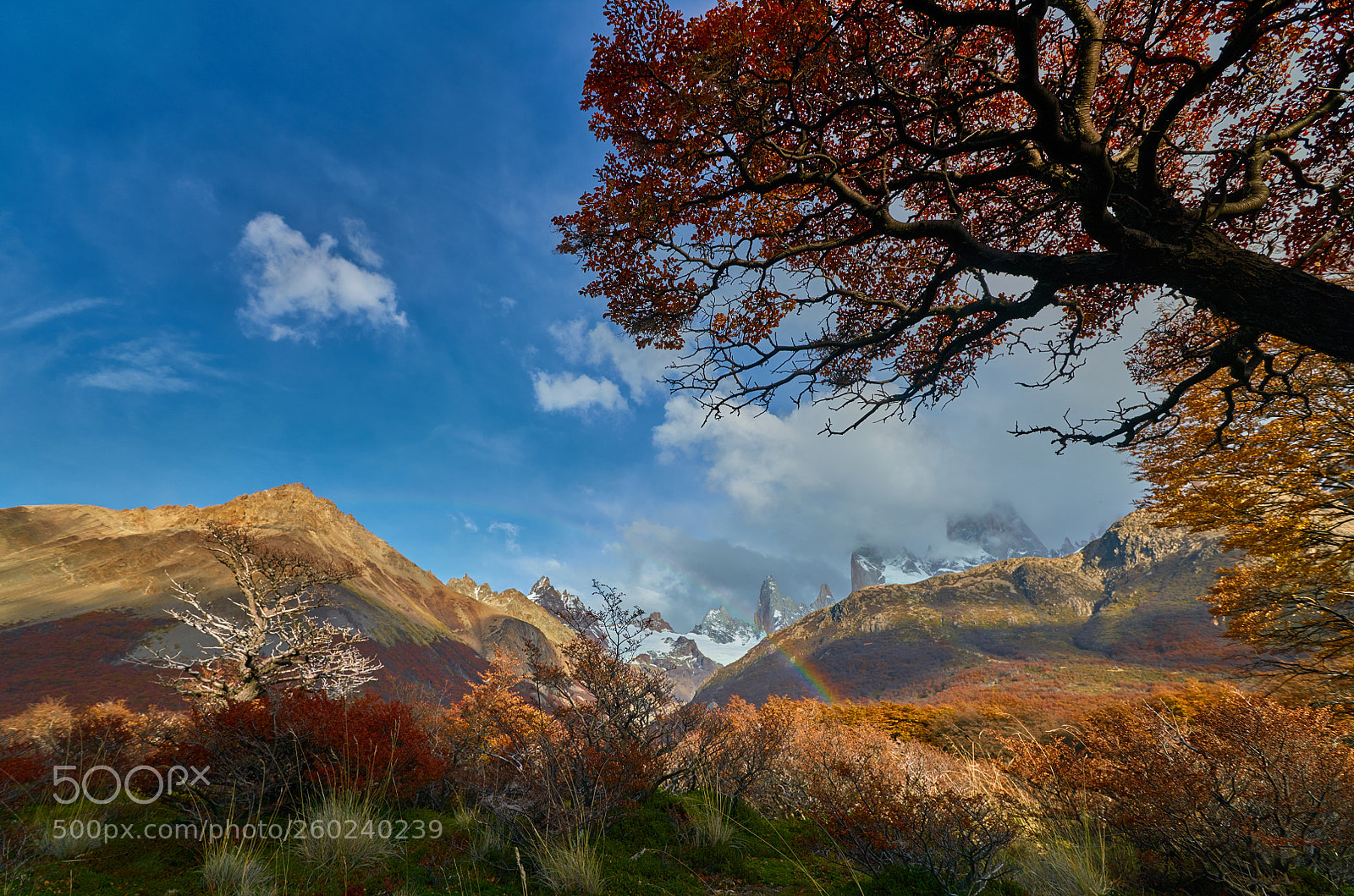 Sony a99 II sample photo. Mountains and a rainbow photography