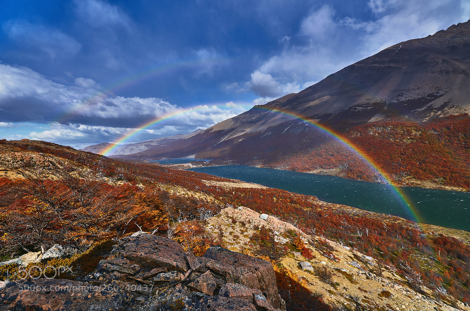 Sony a99 II sample photo. Mountains and a rainbow photography