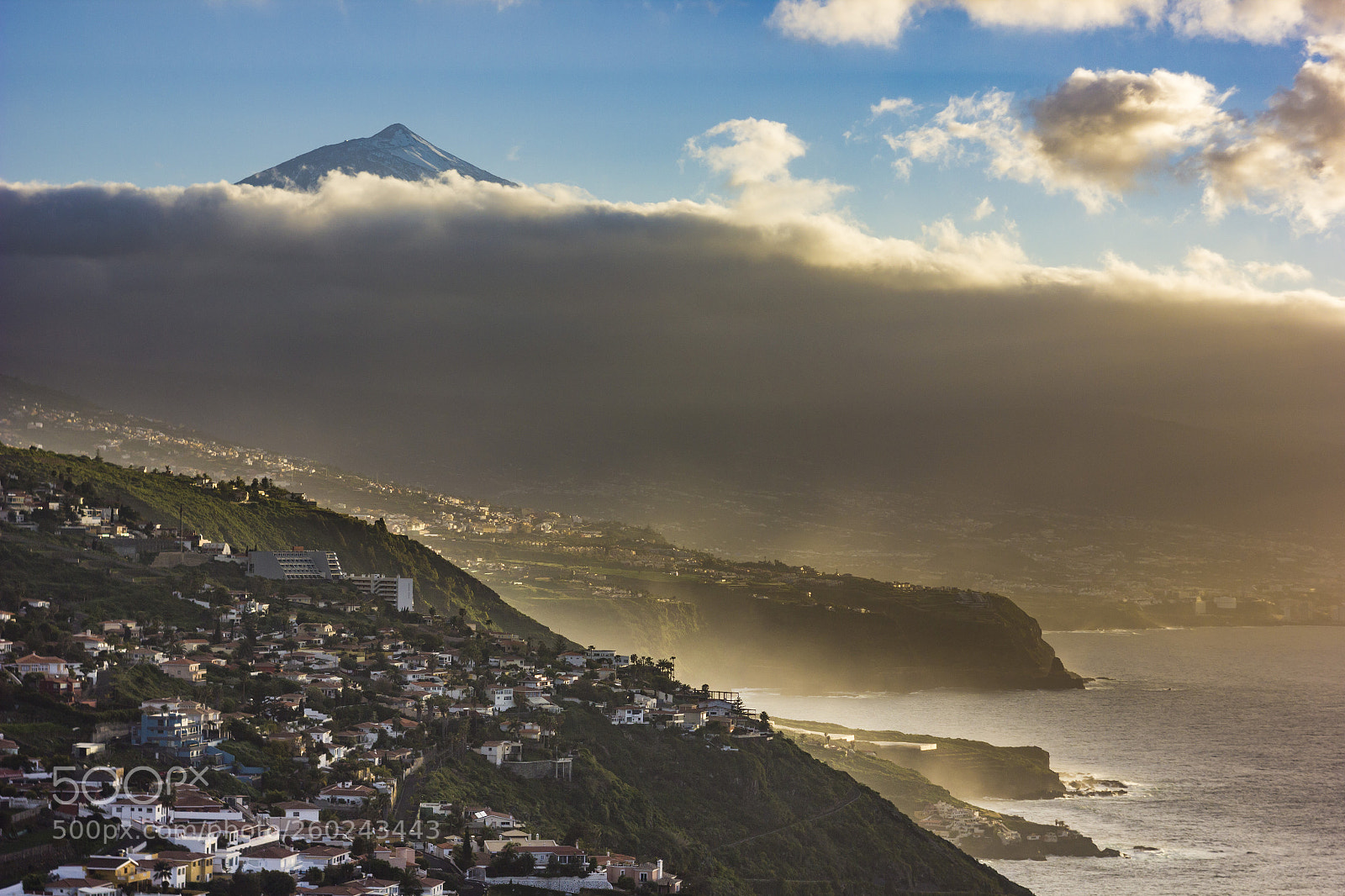 Canon EOS 550D (EOS Rebel T2i / EOS Kiss X4) sample photo. Sunset on tenerife island photography