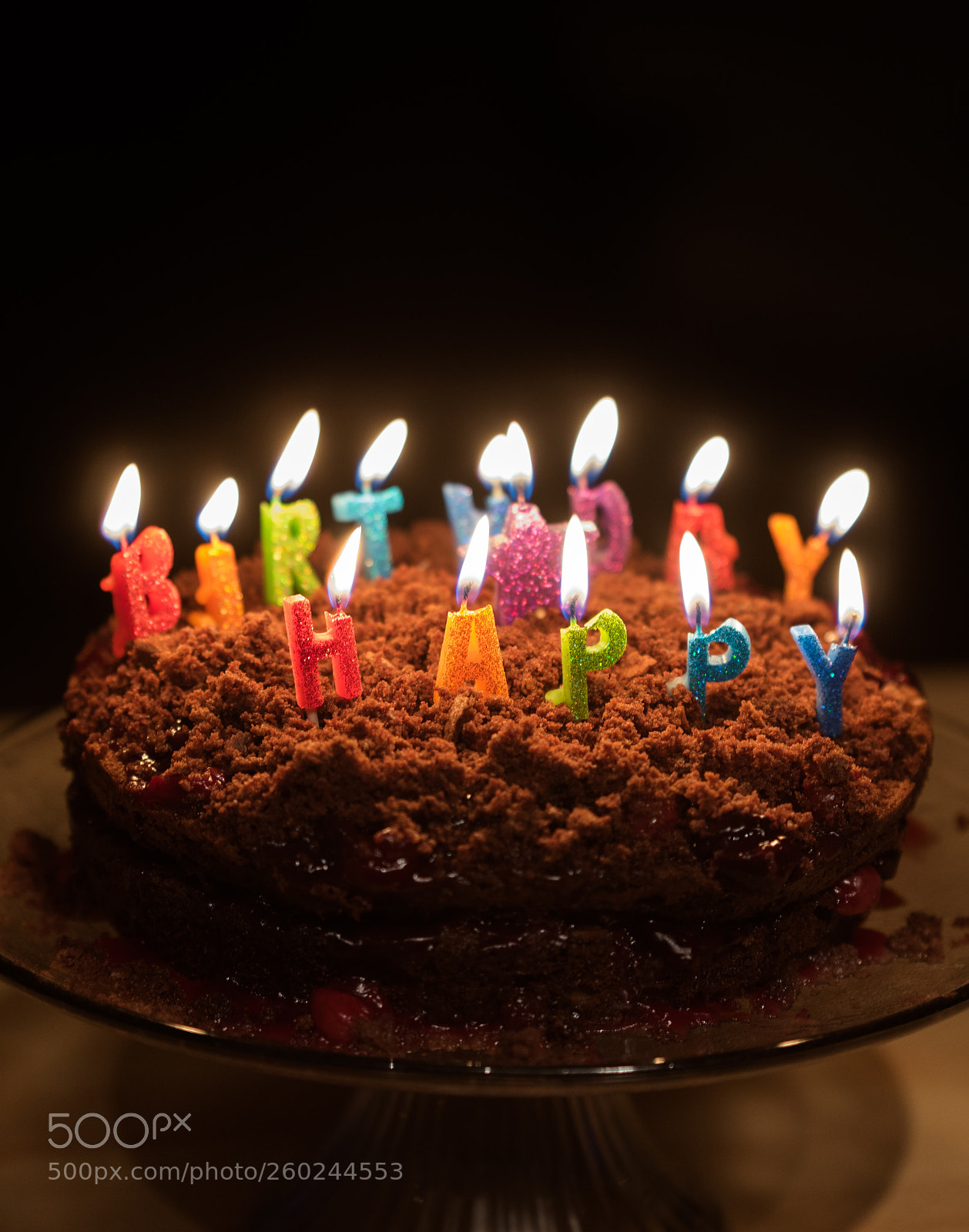 Nikon D750 sample photo. Chocolate birthday cake with photography