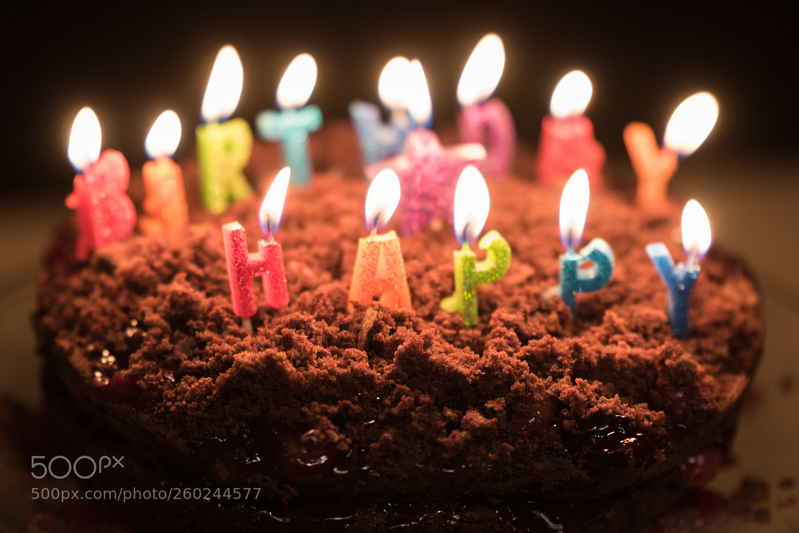 Nikon D750 sample photo. Chocolate birthday cake with photography
