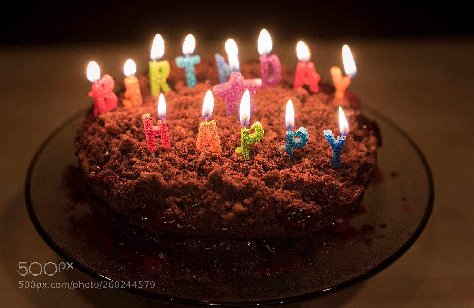 Nikon D750 sample photo. Chocolate birthday cake with photography