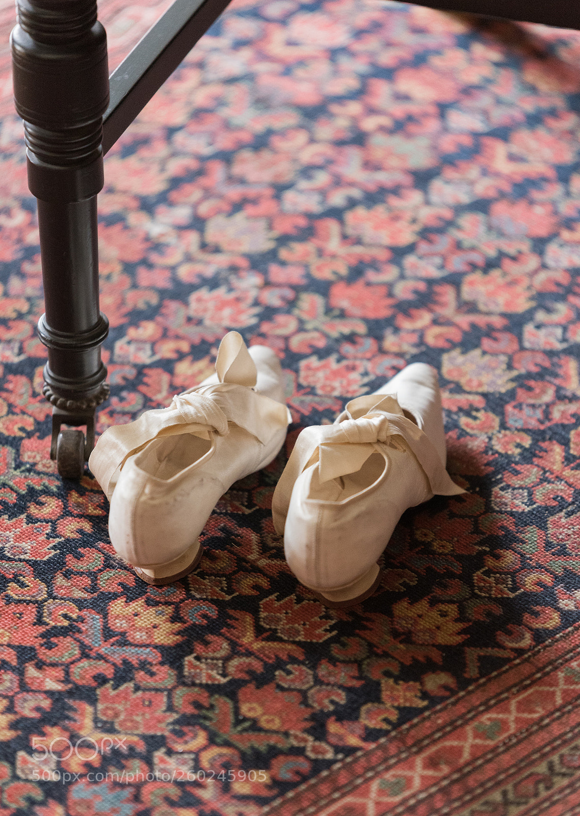 Nikon D750 sample photo. White ballet shoes on photography