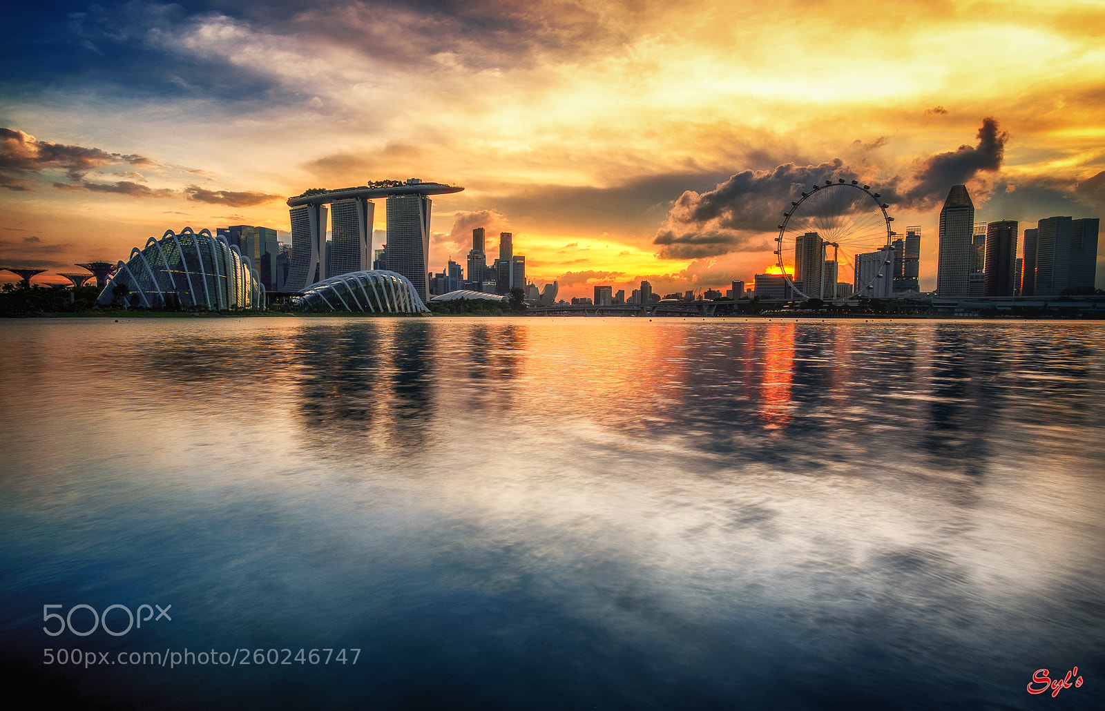 Fujifilm X-T2 sample photo. Singapore sunset photography