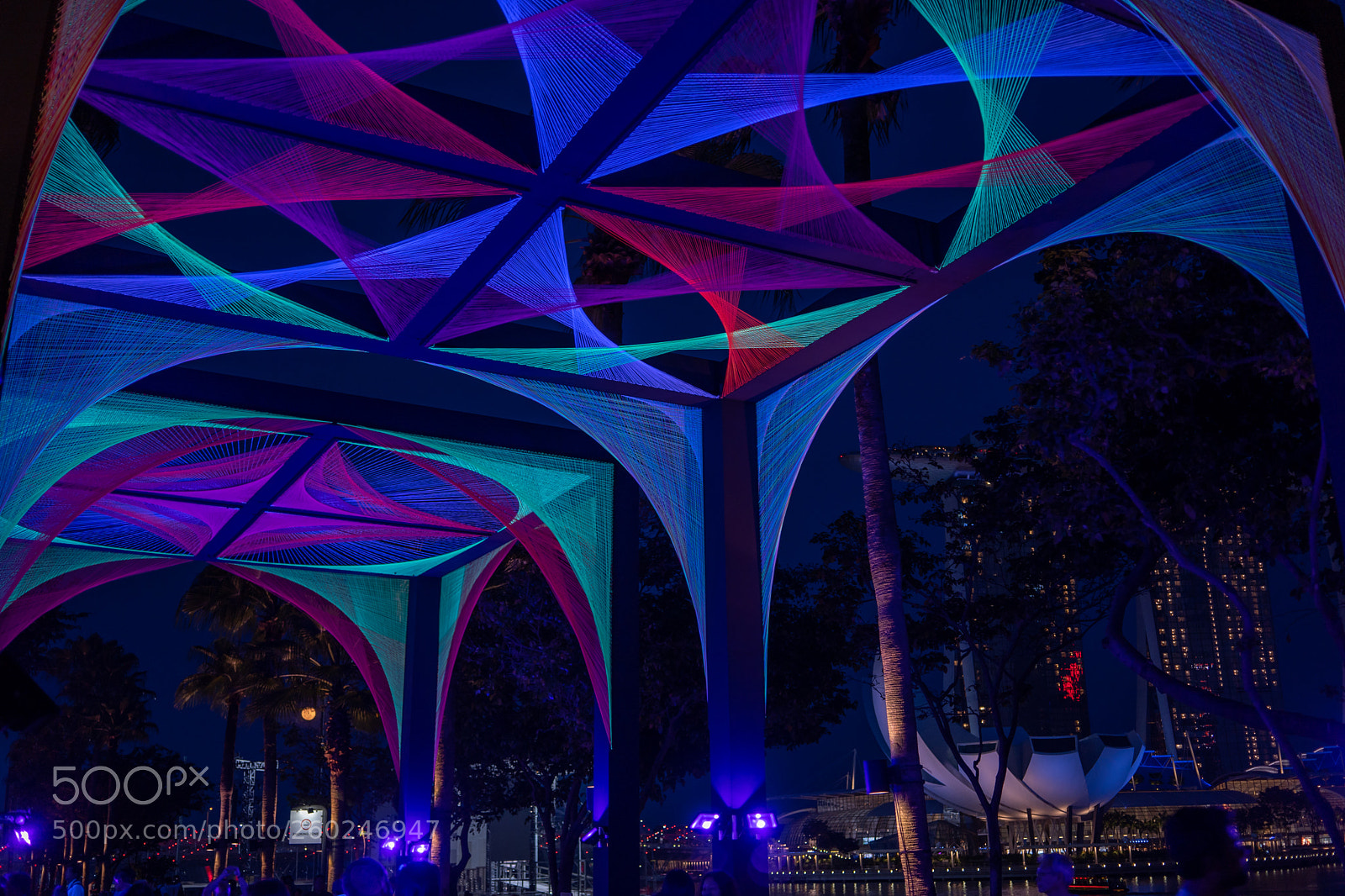 Sony a7 III sample photo. Patterns @ marinabay photography