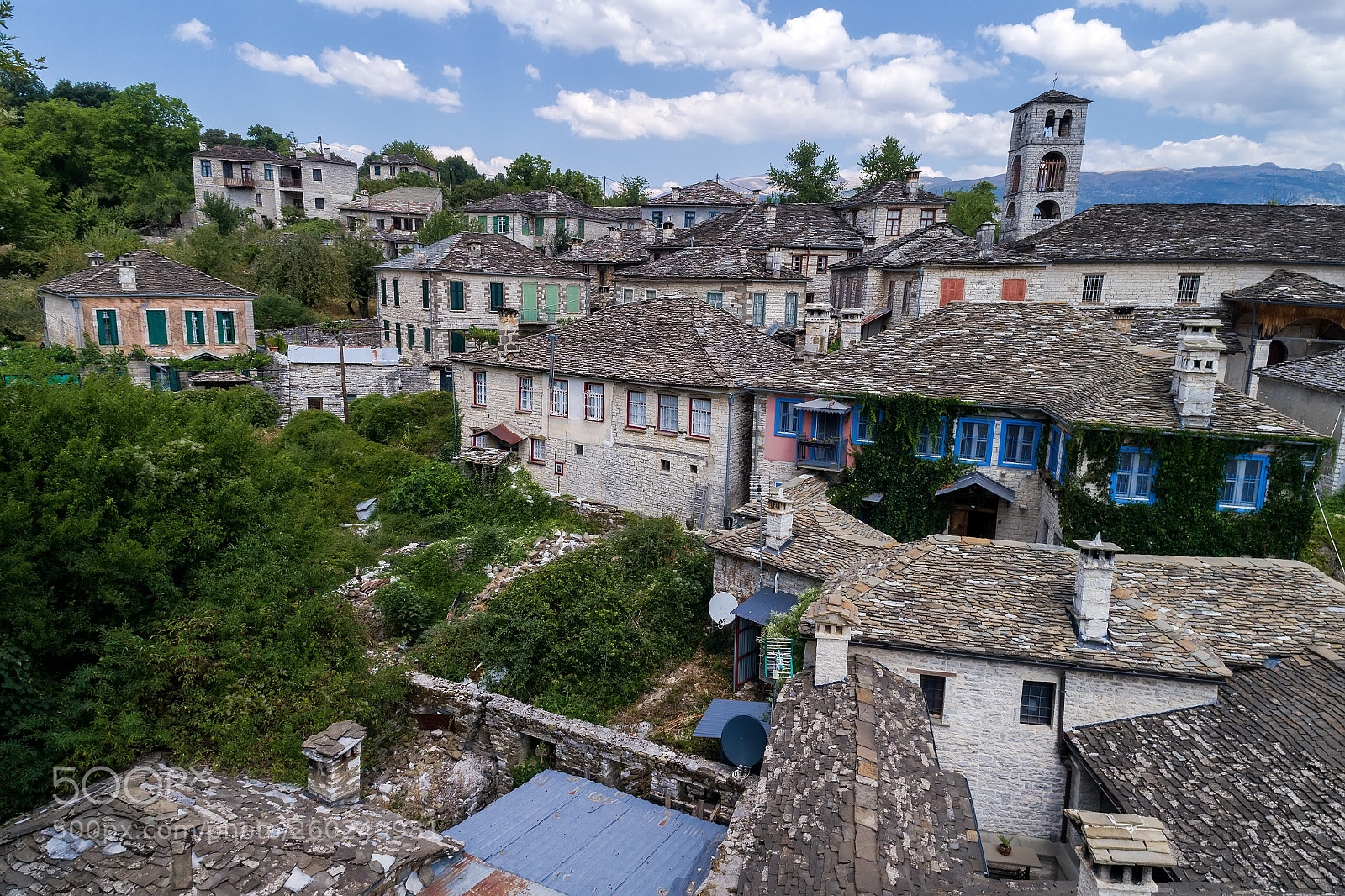 DJI FC6310 sample photo. Dilofo of zagorochoria, epirus photography
