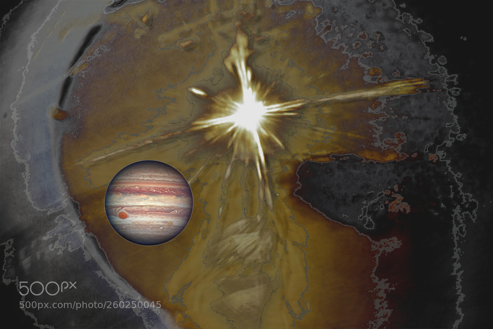 Nikon D600 sample photo. Dark star with jupiter photography