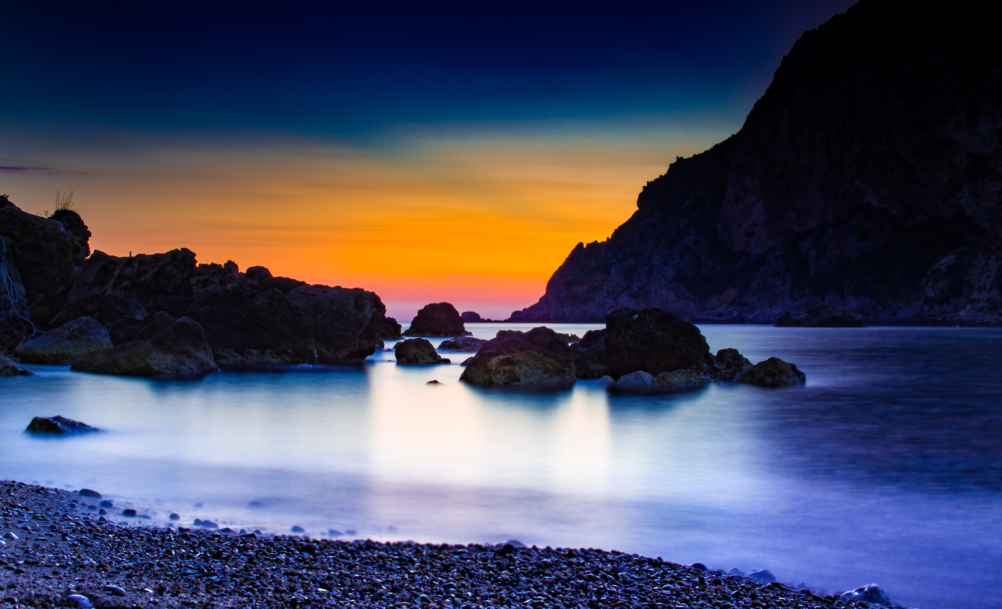 Pentax K-1 Mark II sample photo. Sunset beach photography