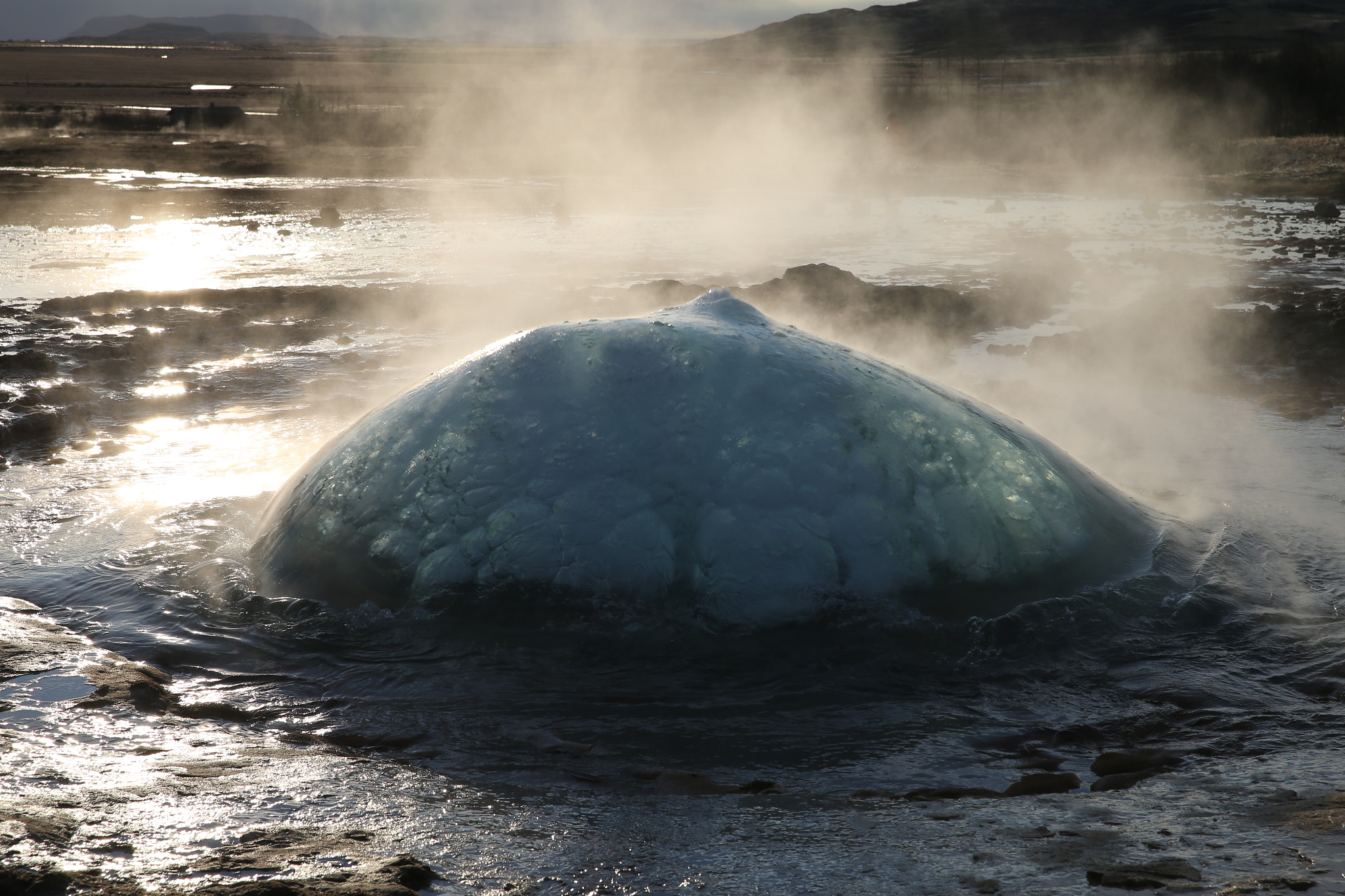 Canon EOS-1D X sample photo. Strokkur geyser photography