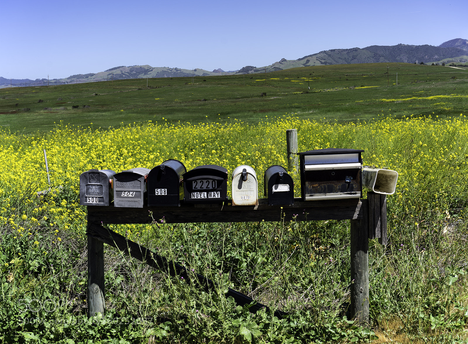 Sony a7R II sample photo. Rural mailboxes photography