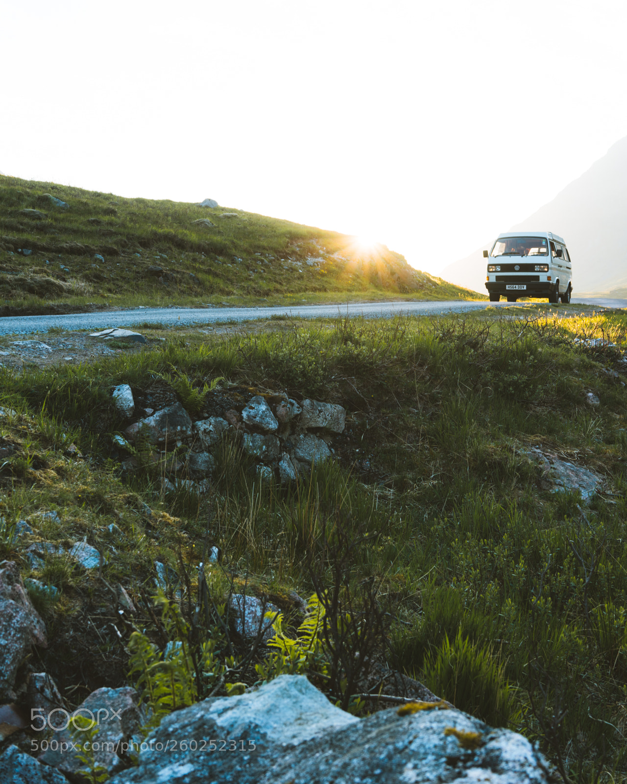 Sony a7 sample photo. Glen coe camper photography