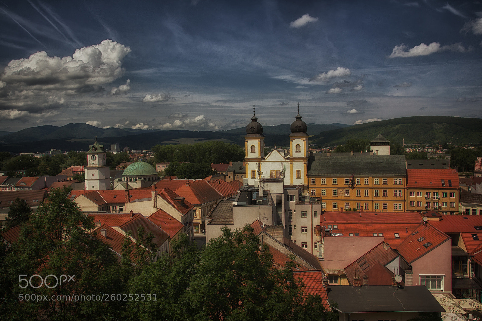 Canon EOS 550D (EOS Rebel T2i / EOS Kiss X4) sample photo. Trencin townscape photography