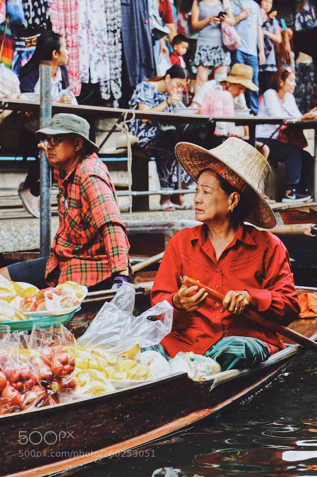 Canon EOS 70D sample photo. Floating market photography