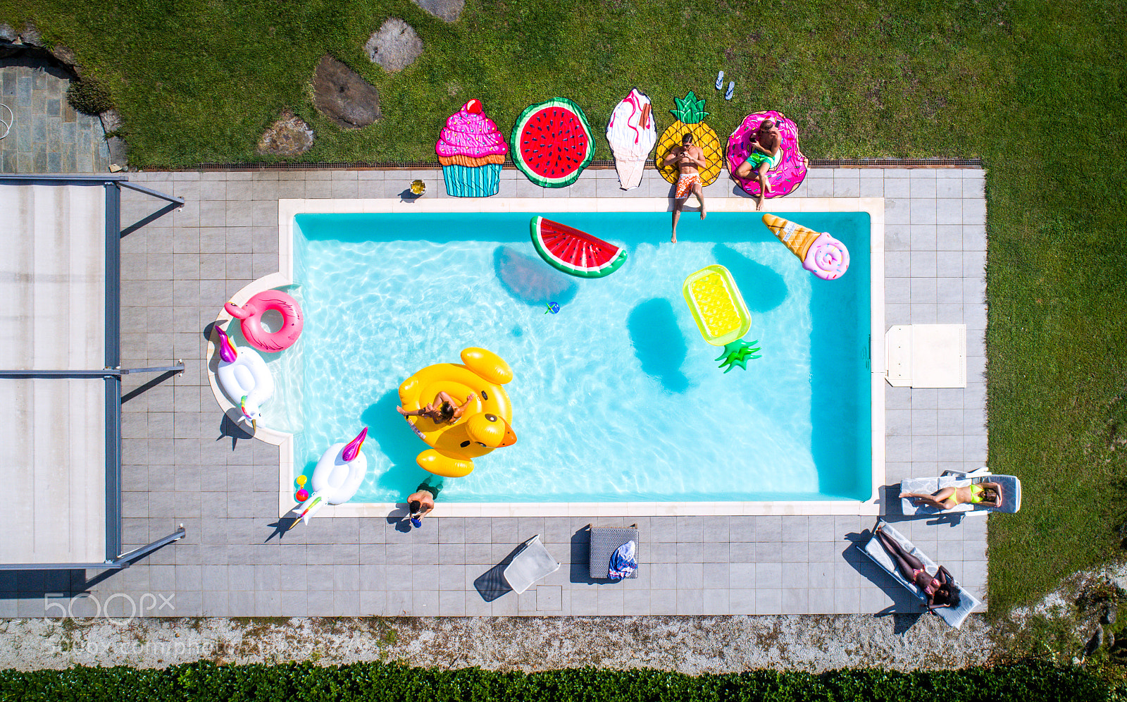 DJI FC6310 sample photo. Friends having fun in photography
