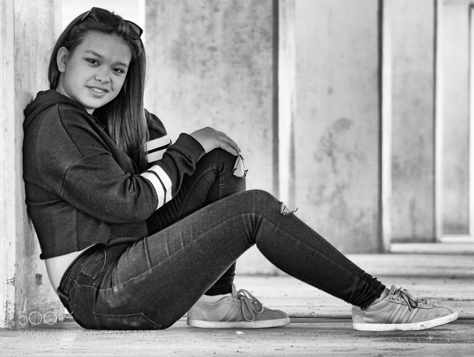 Canon EOS 760D (EOS Rebel T6s / EOS 8000D) sample photo. Isabelle b/w photography