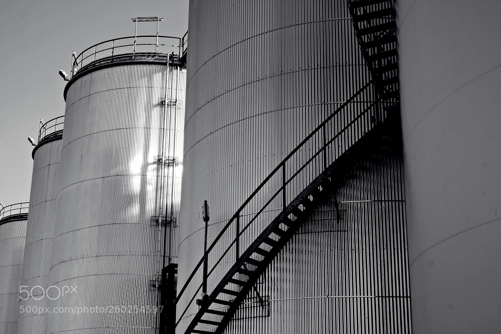 Fujifilm X-T10 sample photo. Oil tanks photography
