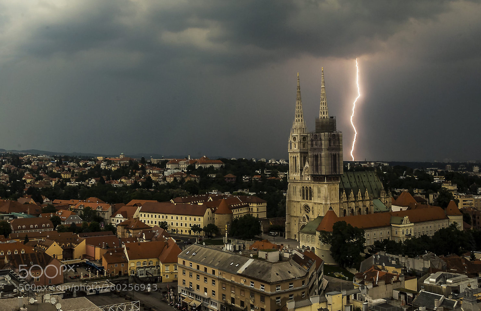 Nikon D60 sample photo. Lightning photography