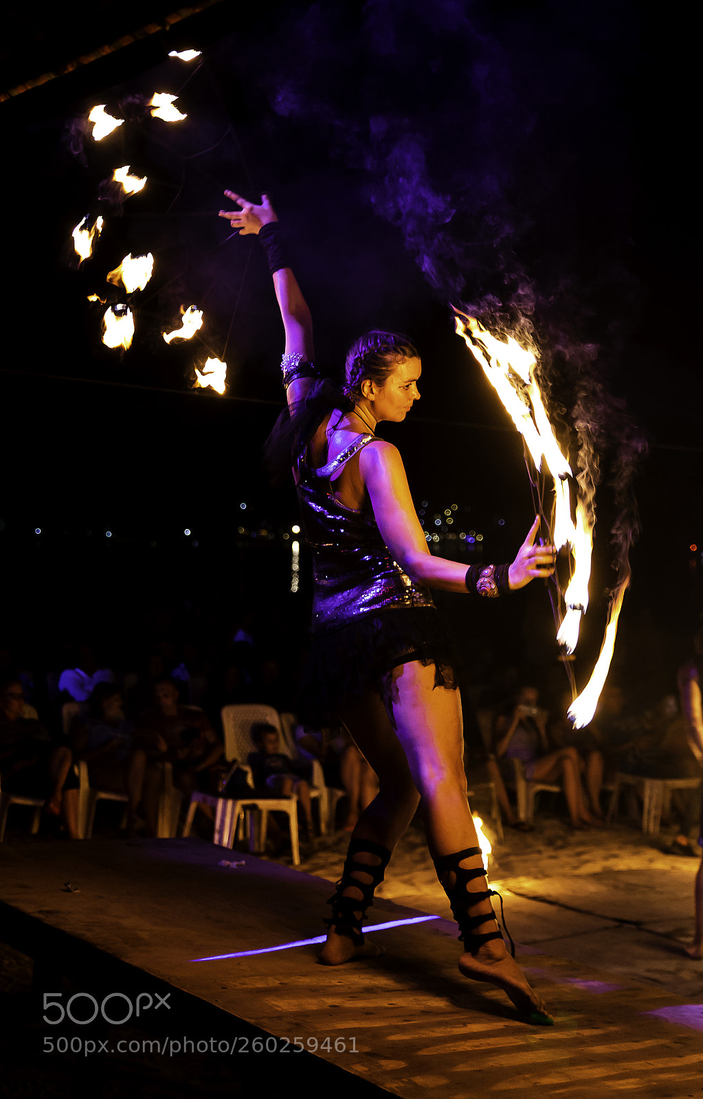Canon EOS 6D sample photo. Dancing with fire photography