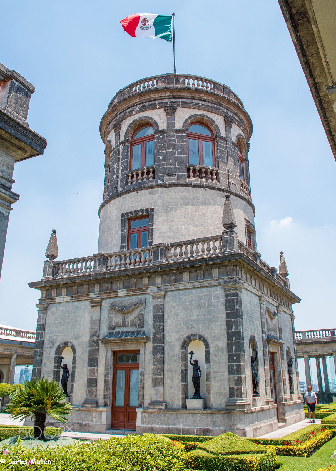 Nikon D5500 sample photo. Mexican flag at chapultepec photography