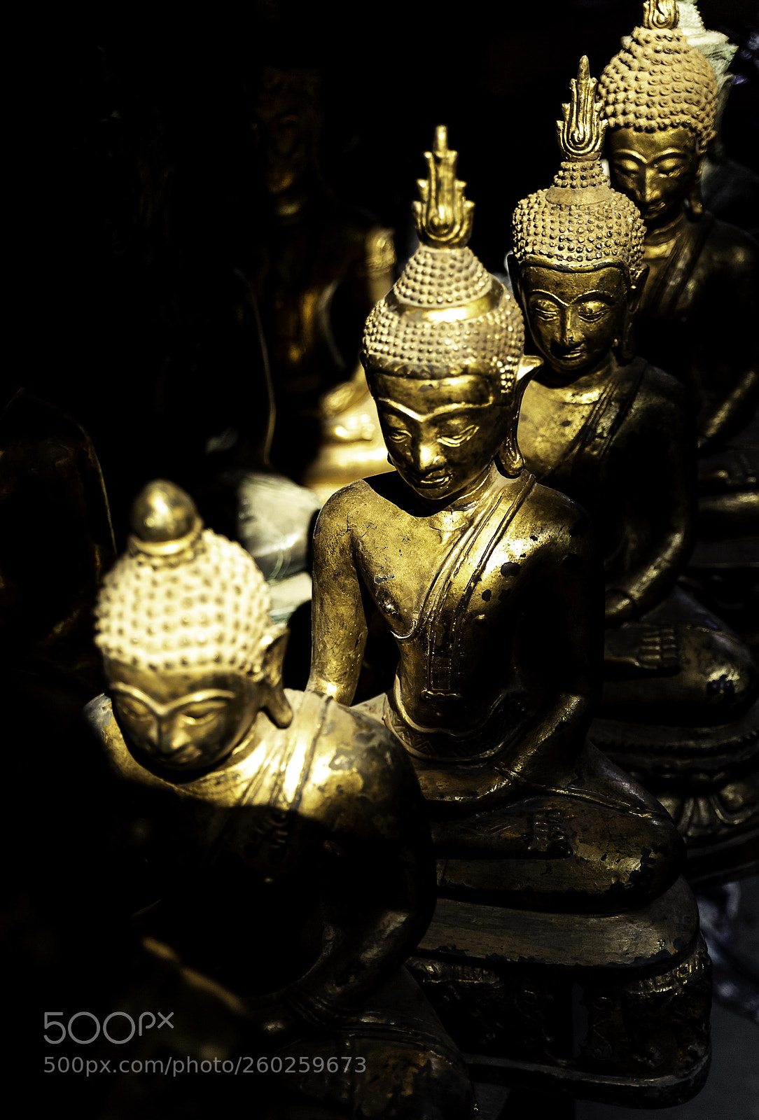 Canon EOS 6D sample photo. Buddha line photography