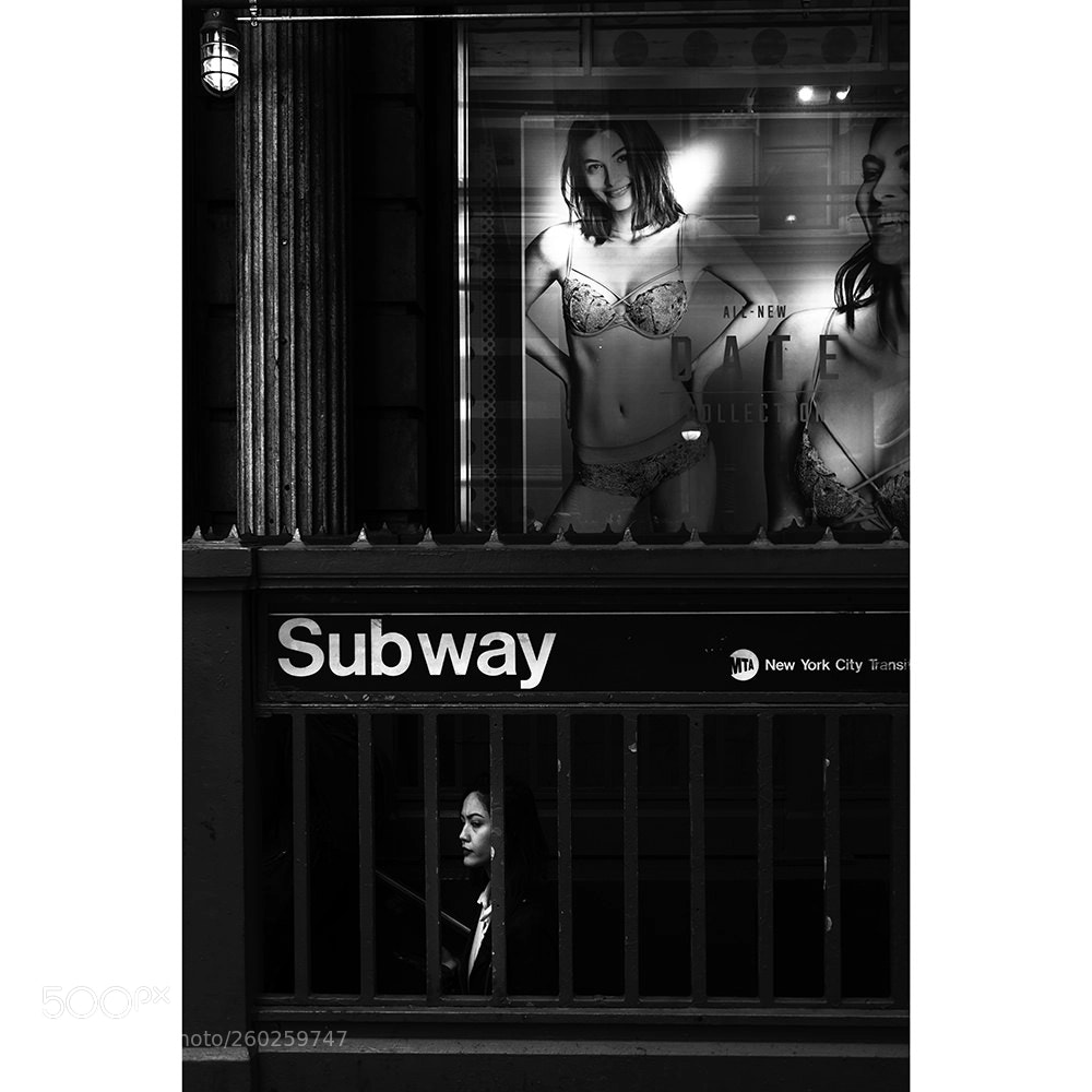 Fujifilm X-T2 sample photo. Subway swimwear photography