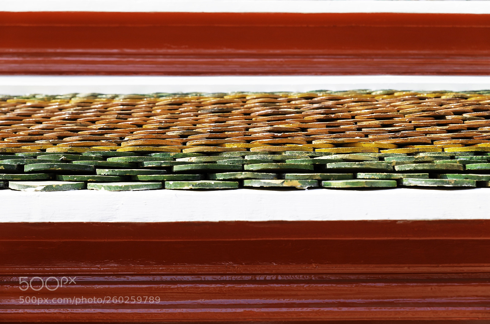 Canon EOS 6D sample photo. Roof textures in bangkok photography