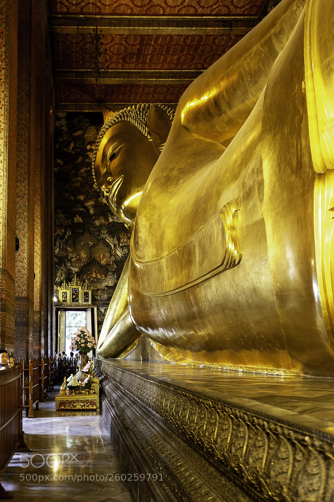 Canon EOS 6D sample photo. Reclined buddha wat pho photography