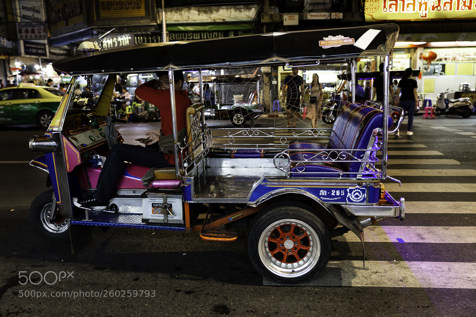 Canon EOS 6D sample photo. Tuk tuk by night photography