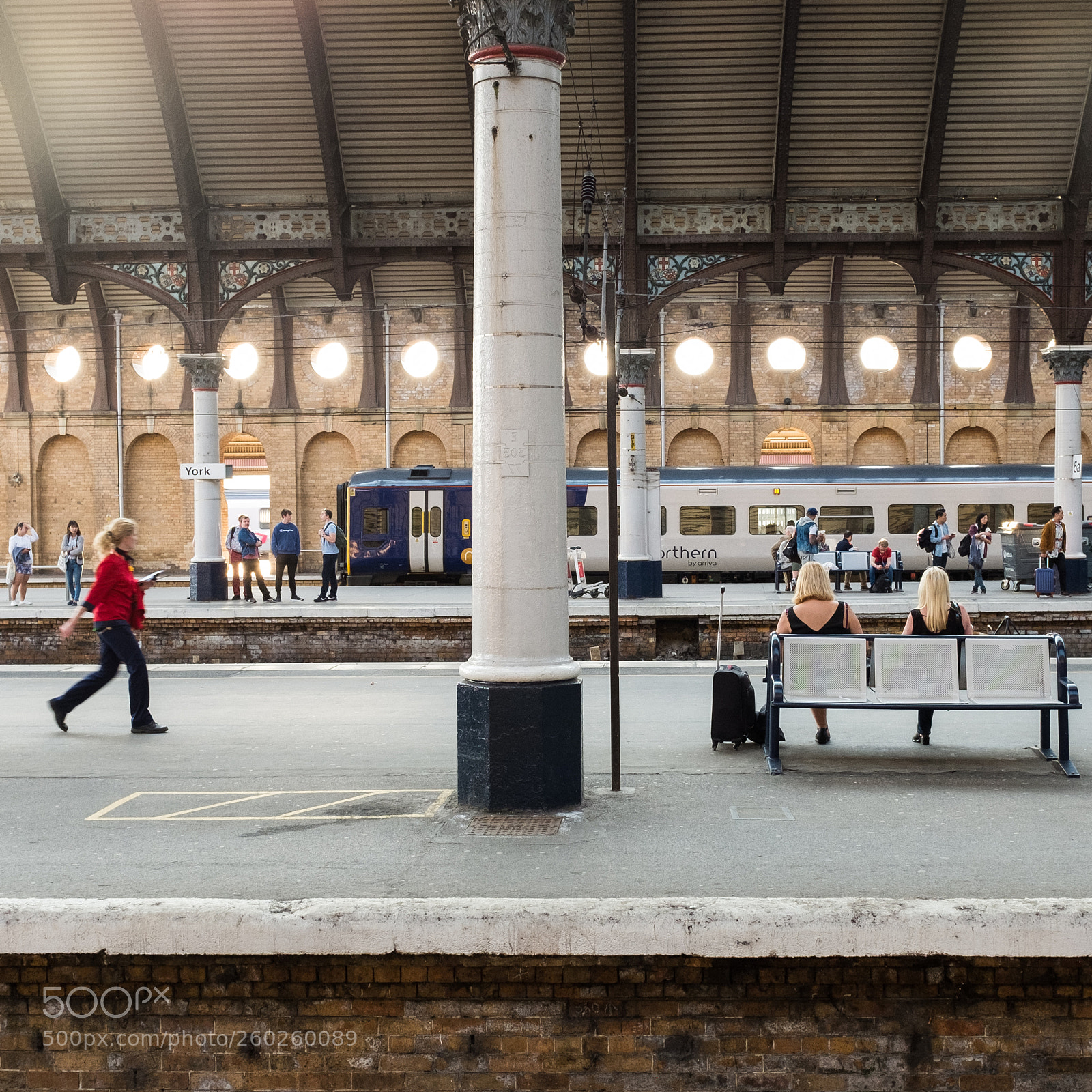 Fujifilm X100S sample photo. Train station photography