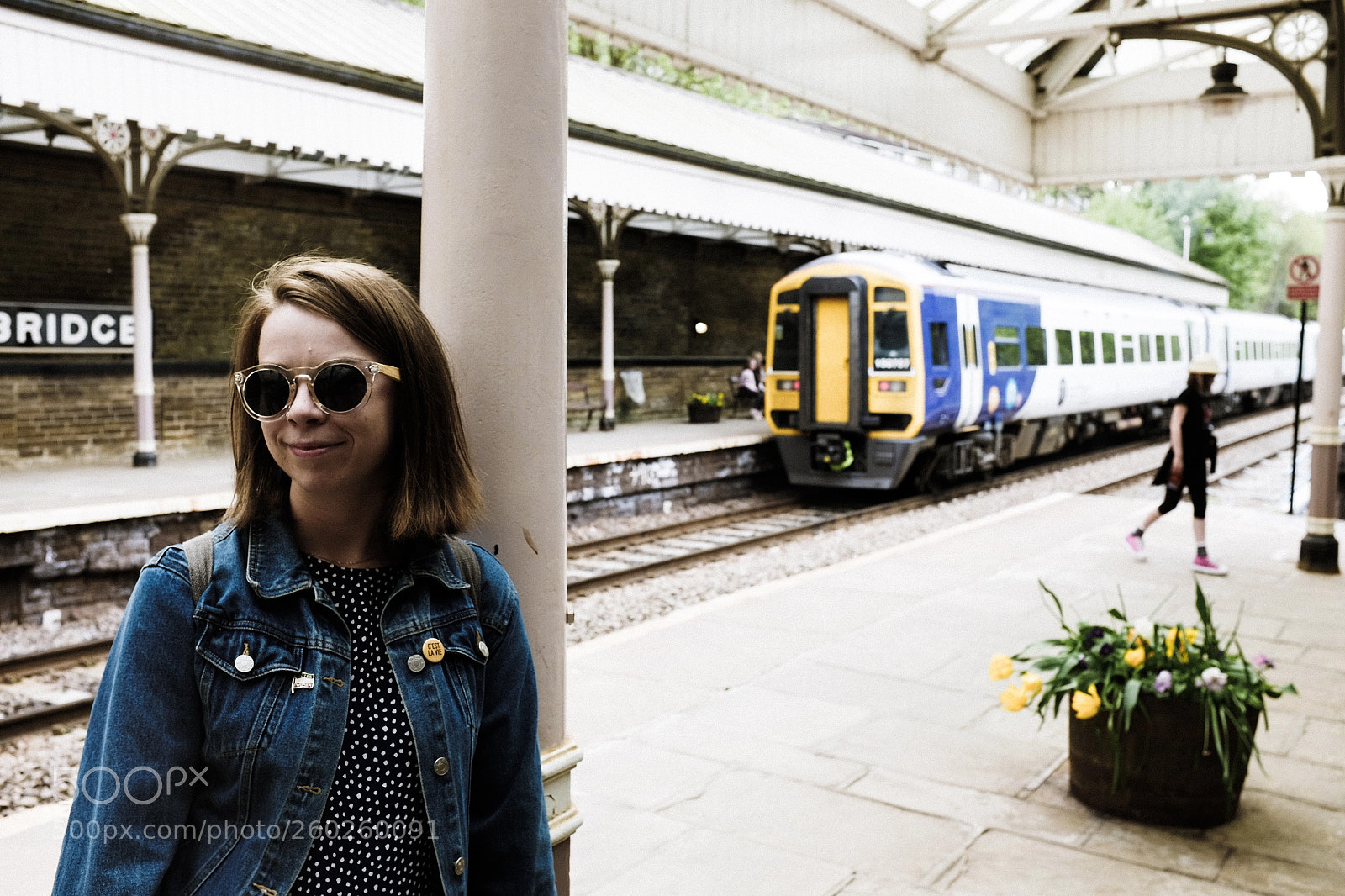 Fujifilm X100S sample photo. Train station photography