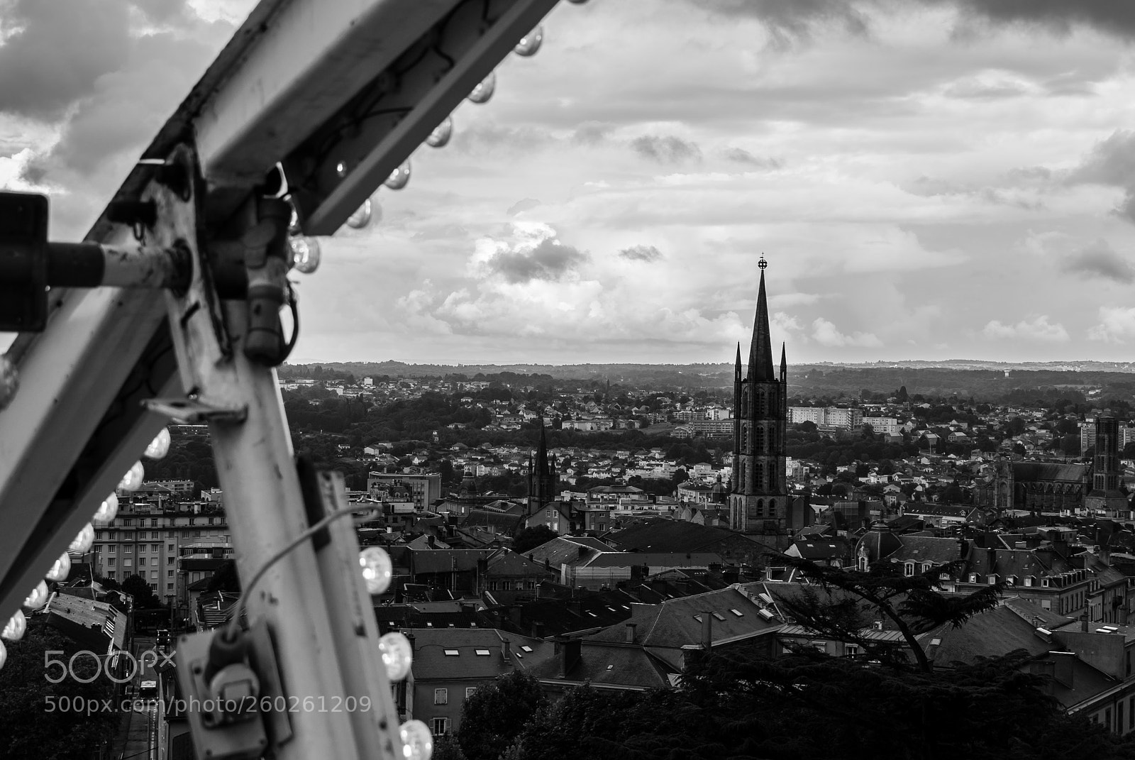 Pentax K10D sample photo. Vue retro sur limoges photography