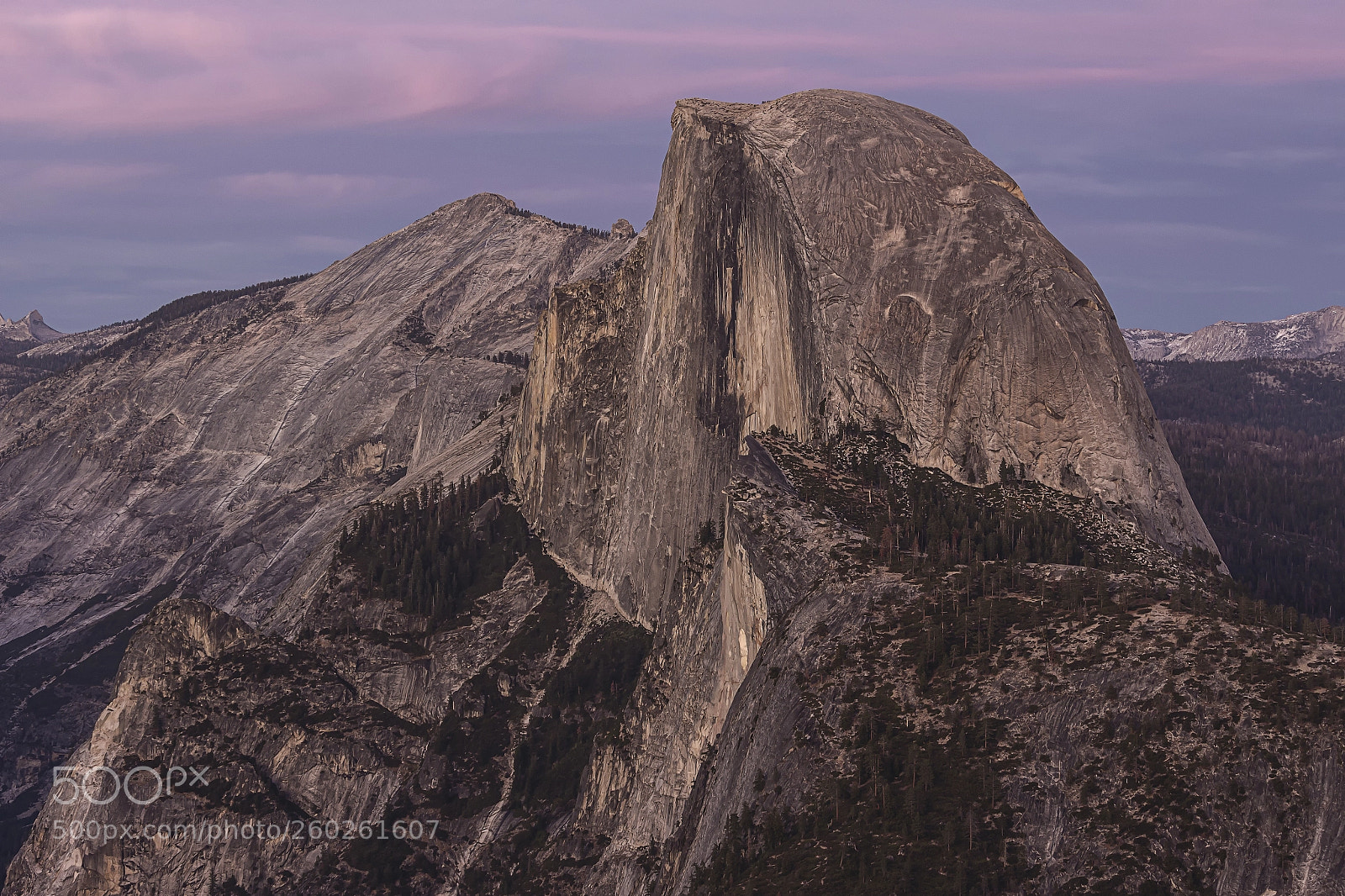 Canon EOS 100D (EOS Rebel SL1 / EOS Kiss X7) sample photo. Half dome at sunset photography
