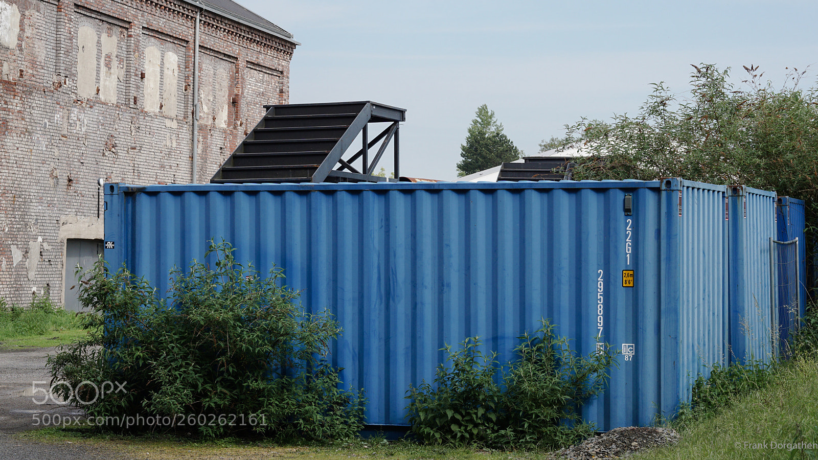 Sony a6000 sample photo. Blue box photography