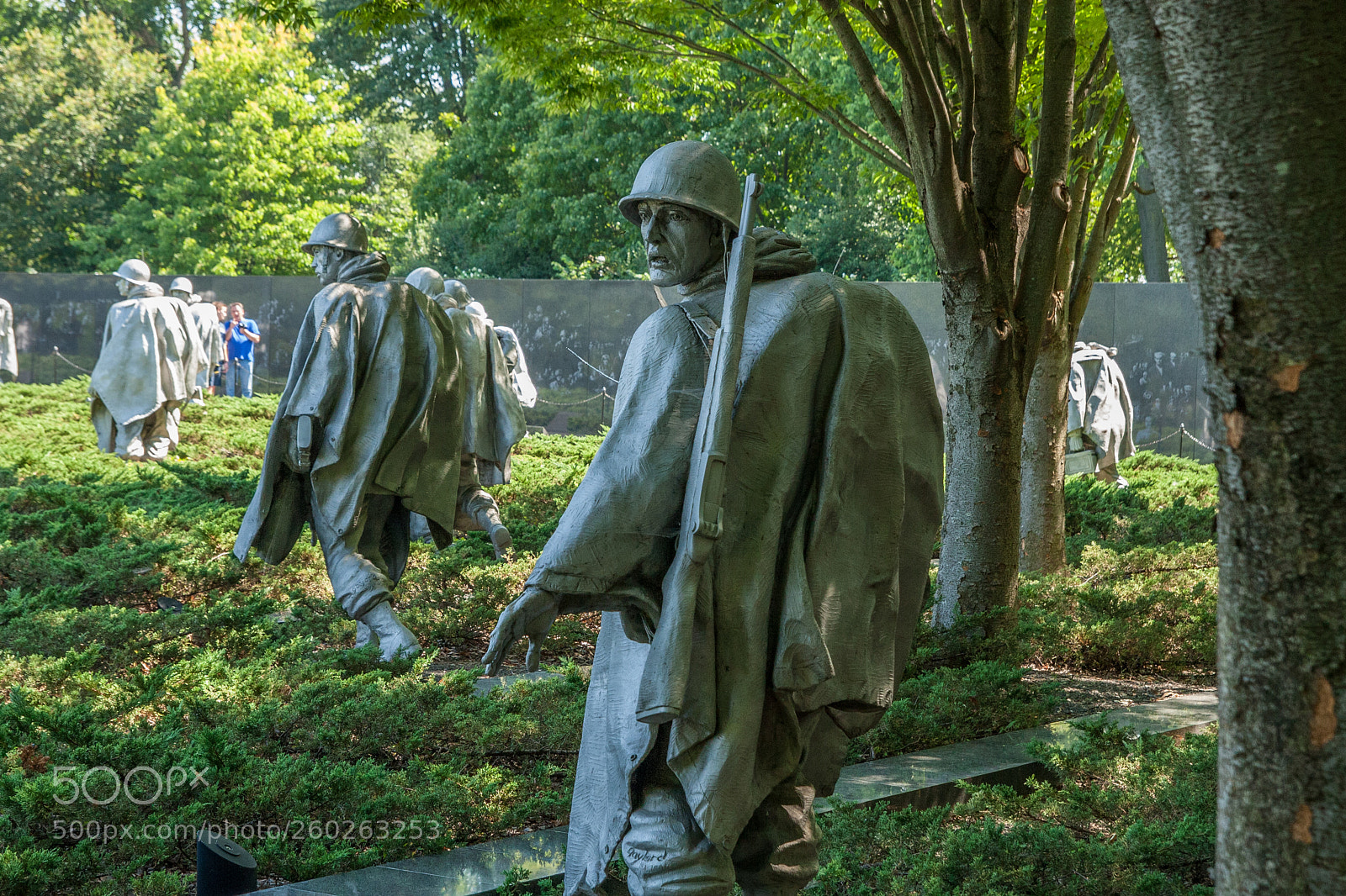 Canon EOS 30D sample photo. Korean war memorial photography