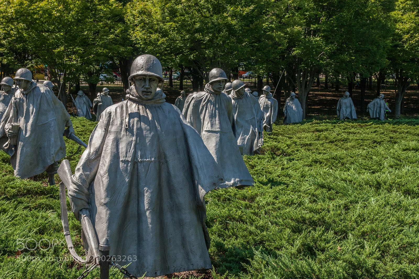 Canon EOS 30D sample photo. Korean war memorial photography