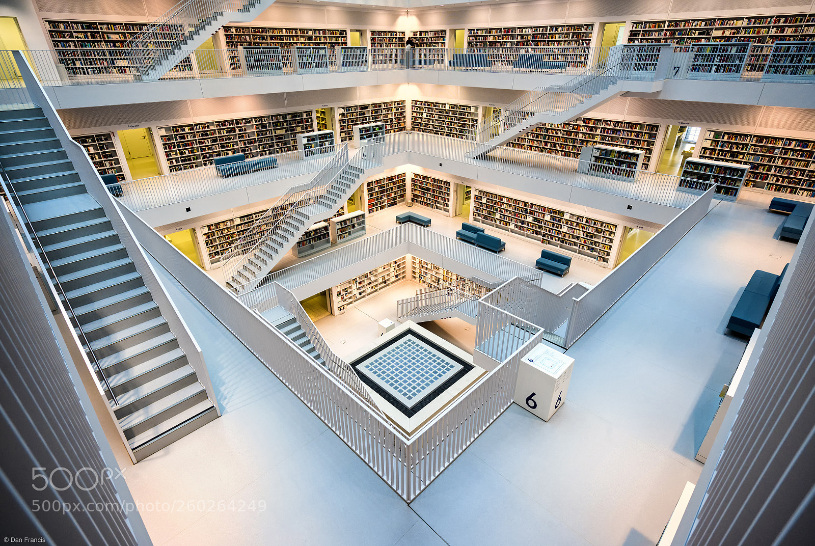 Sony a7R sample photo. Stuttgart library photography