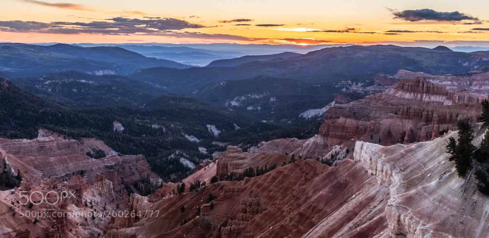 Canon EOS 80D sample photo. Sunset at cedar breaks photography