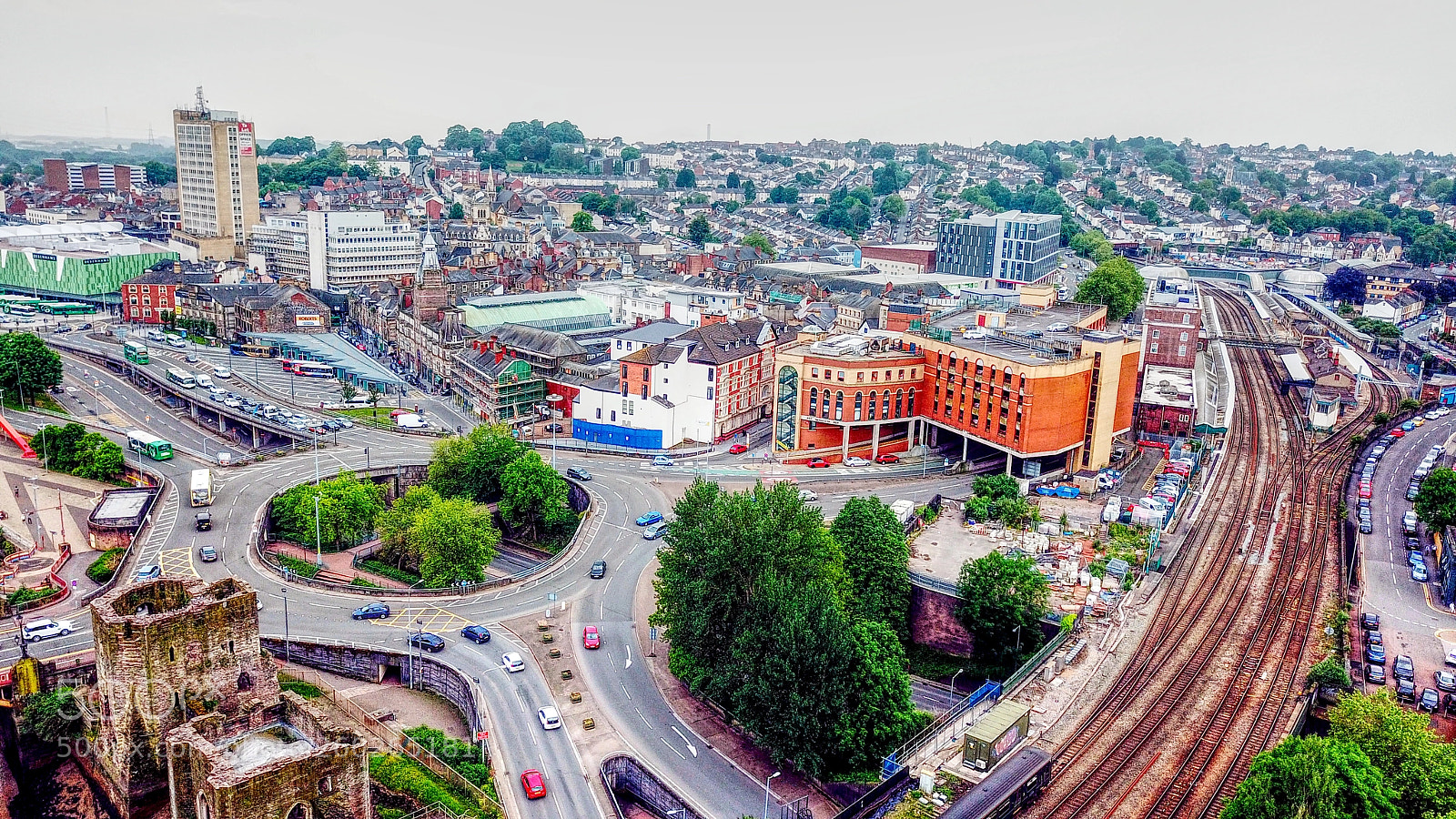 DJI FC220 sample photo. City of newport photography