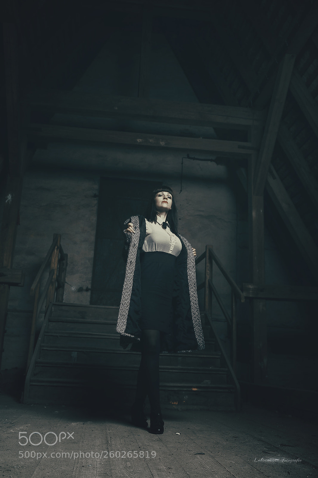 Canon EOS 6D sample photo. Lady in loft photography