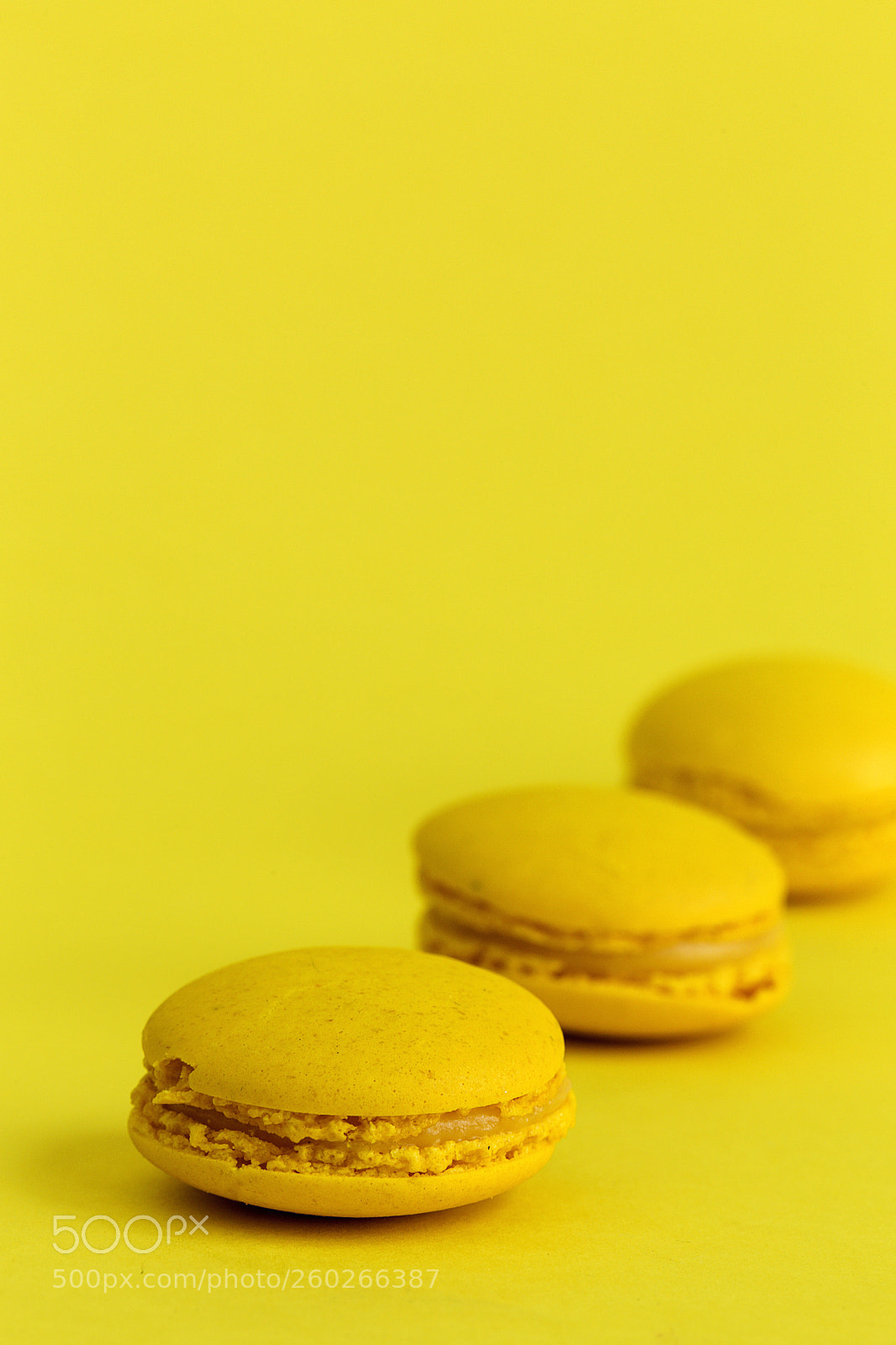 Canon EOS 6D sample photo. Delicious macaron with yellow photography