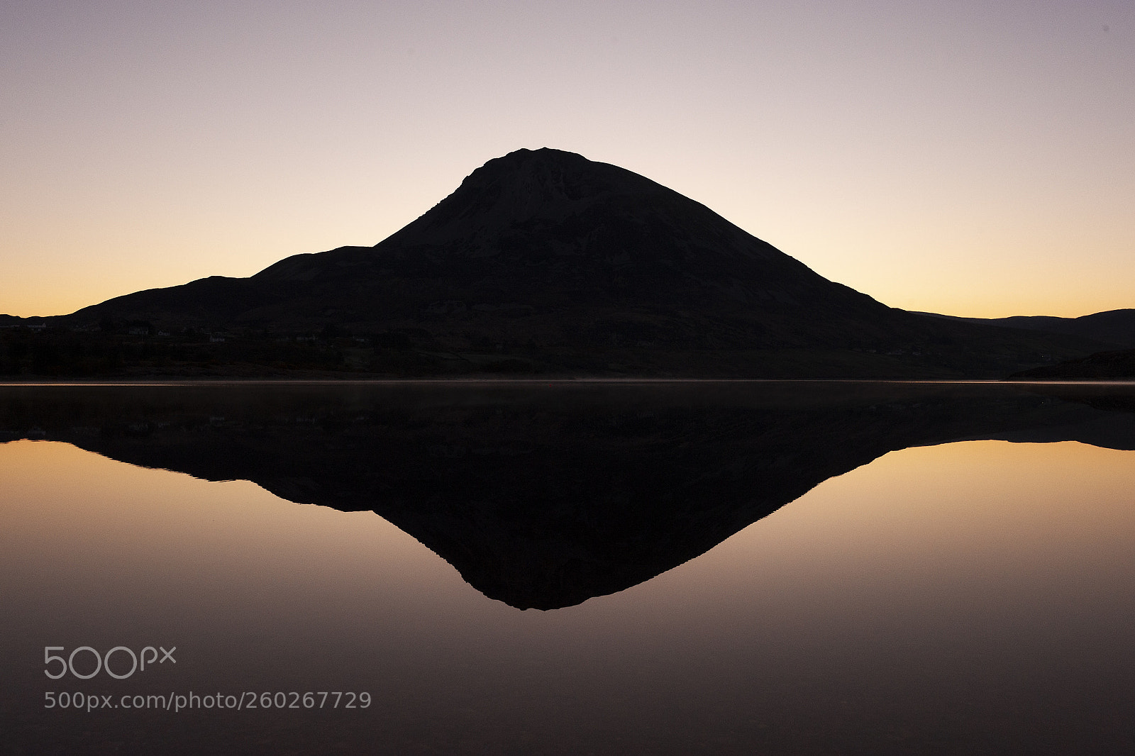 Nikon D3 sample photo. Reflections of errigal photography