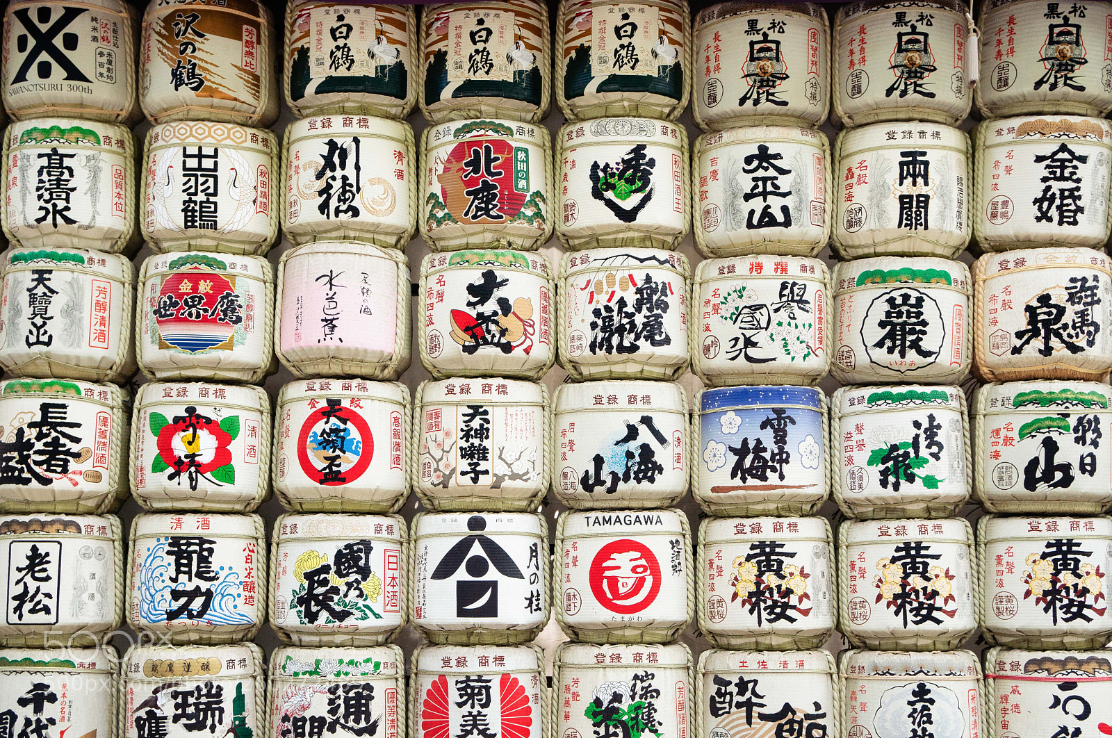 Sony a6300 sample photo. Sake barrels of meiji photography