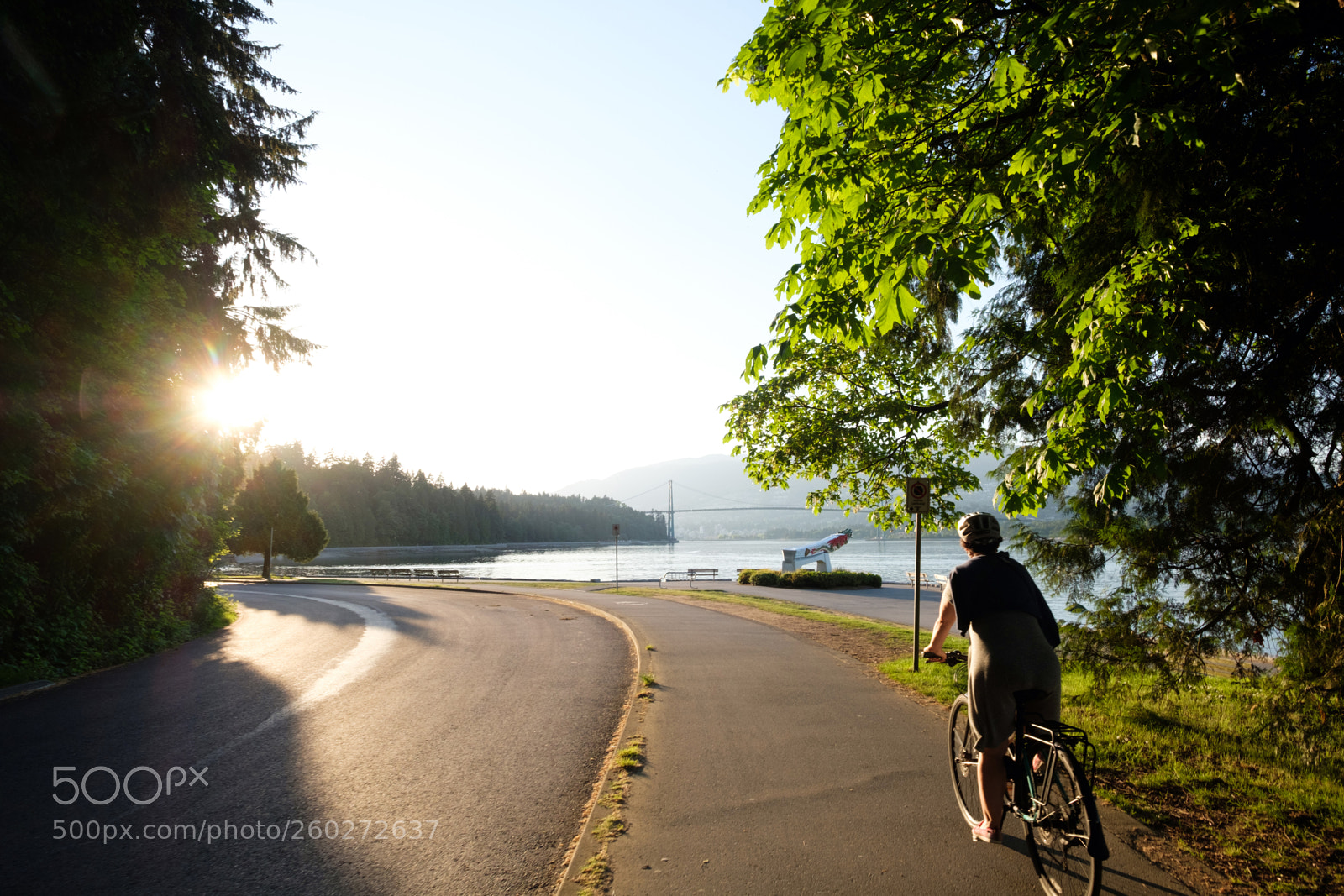 Fujifilm X-H1 sample photo. Woman cycling in stanley photography