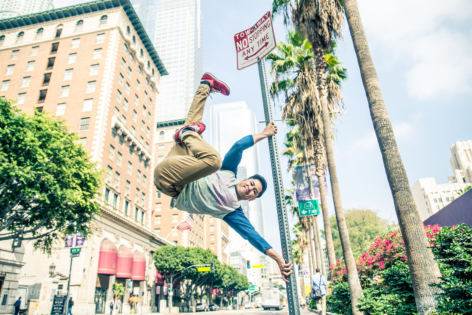 Nikon D610 sample photo. Man doing parkour photography