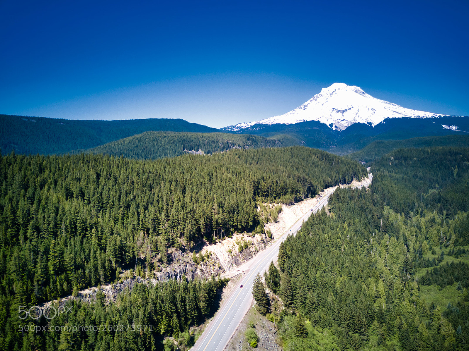 DJI FC220 sample photo. Mt. hood dji photography