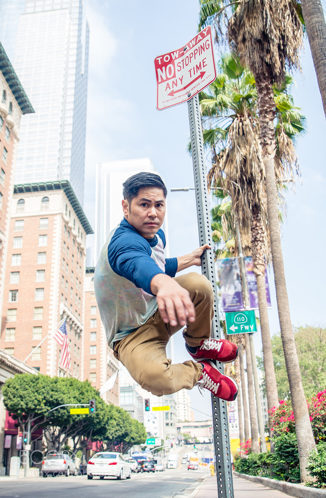 Nikon D610 sample photo. Man doing parkour photography