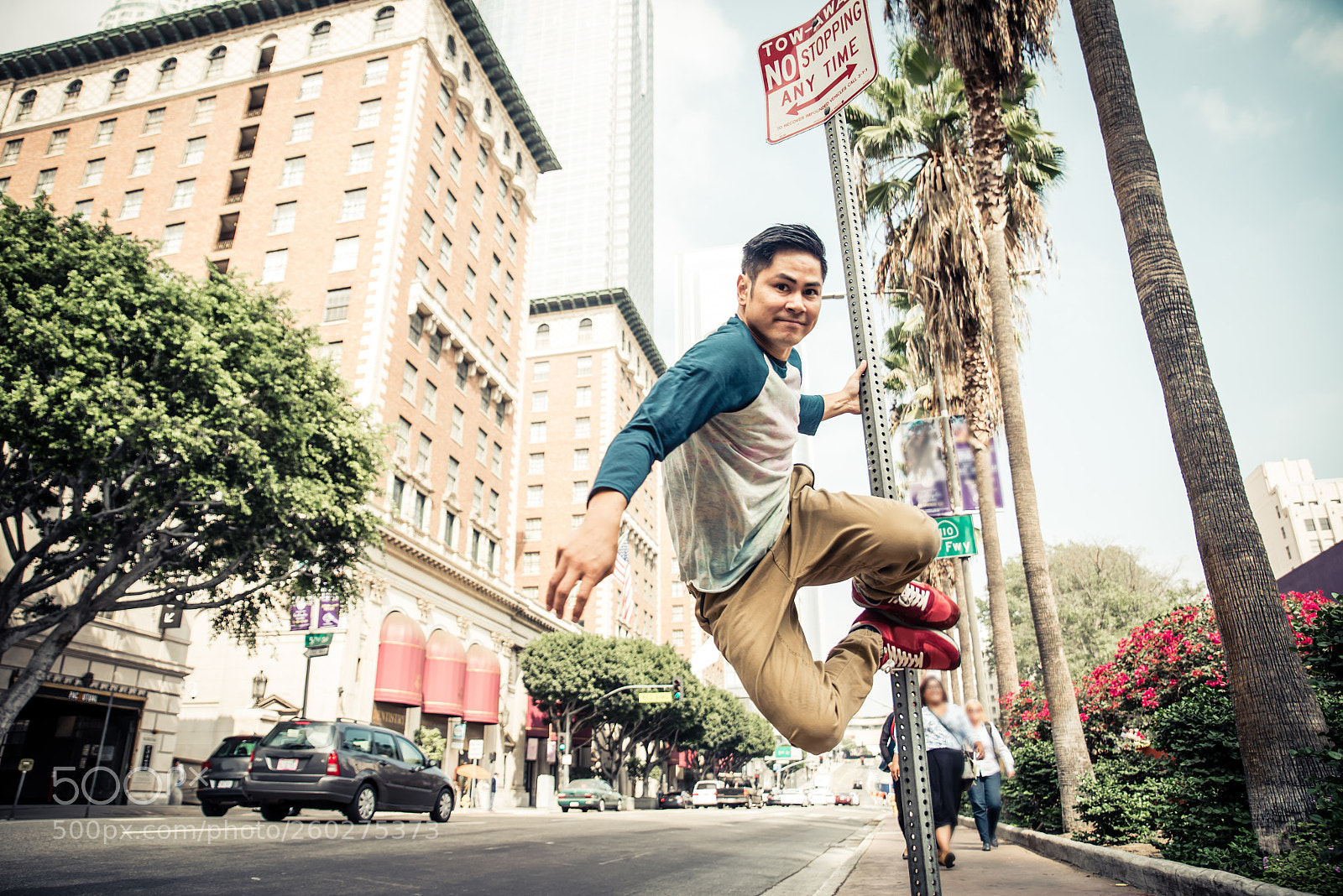 Nikon D610 sample photo. Man doing parkour photography