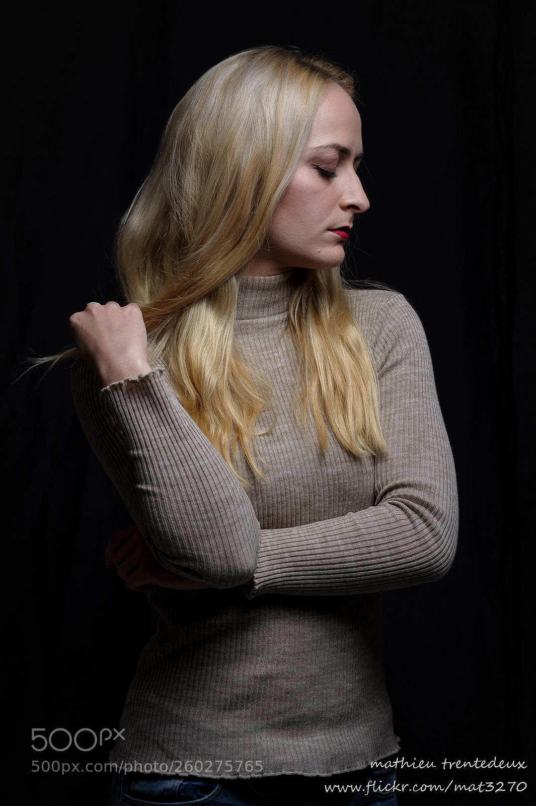 Nikon D700 sample photo. Armandine shoot studio photography