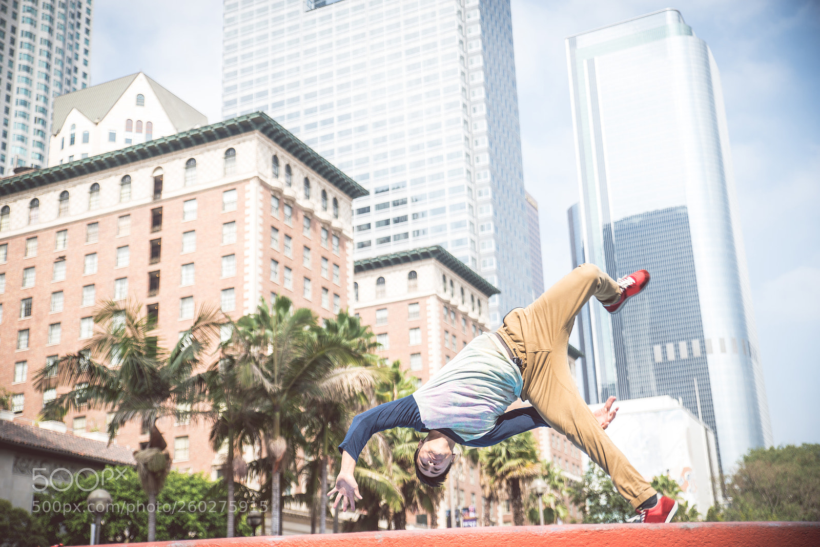 Nikon D610 sample photo. Man doing parkour photography